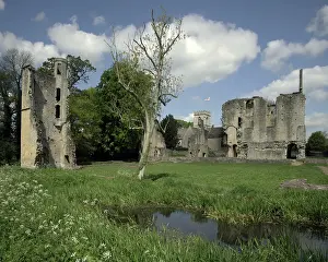 Minster: Manor House ruins Minster Lovell Hall, Oxfordshire, UK