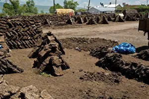 Droppings: Manure drying for fuel Gulyuzu, by Cildir Golu Lake