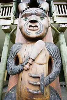 Maori: Maori totem - carving
