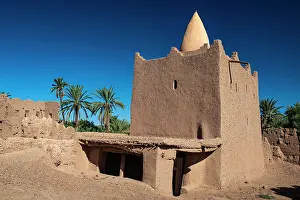 Moroccan: Marabout, Tomb of a Muslim saint in a palm grove