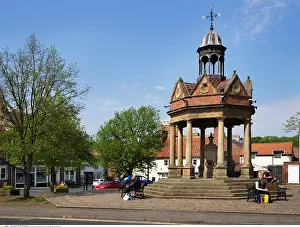 200617: Market Cross and Water Pump Boroughbridge