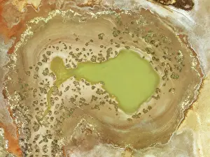 Lagoon: Marshland at the lagoon Estero del Rincnn. Aerial