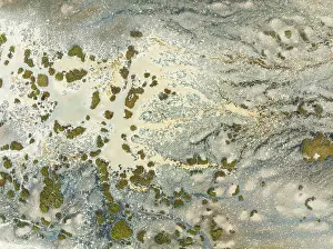 Tides: Marshland at low tide. Nature Reserve La Breña y Marismas del Barbate