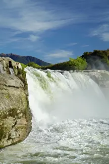 Murchison: Maruia Falls and Maruia River, near Murchison
