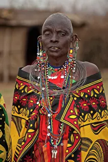Jewellery: Masai Women - with large earings and other jewellery