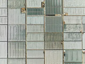 Plastic: Masses of shimmering plastic greenhouses near El