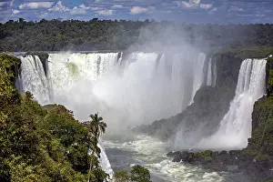Waterfalls: Massive waterfalls create dense fog