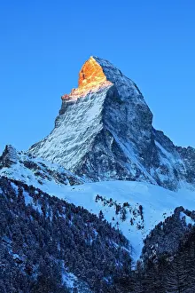 Matterhorn: Matterhorn, 4478 (m), Zermatt, Valais, Switzerland