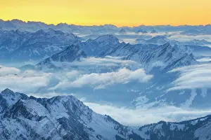 Alpstein: Mattstock and Speer, Swiss Alps, Switzerland, Europe