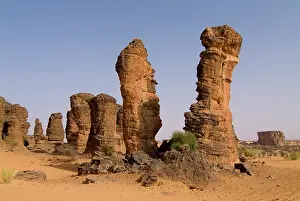 Mystery: Mauritania, Route Espoir, Ayoun, Gelb Inimish