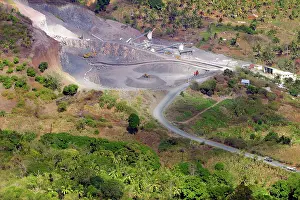 Quarry: Mayotte Island Indian Ocean