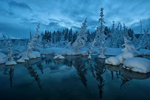 Peter Mather: McIntyre Creek near Whitehorse in winter snow and