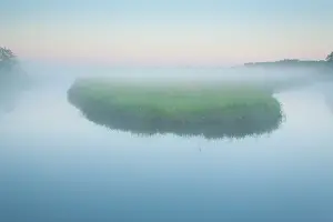 Mystery: Meander in the mist at dawn