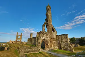 050818: Medieval ruins of St Andrews Cathedral, St Andrews