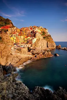 Manarola: The medieval village of Manarola in The