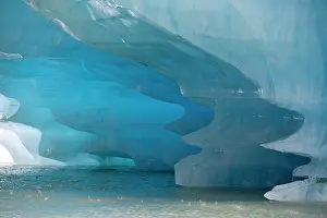 Change: Melting patterns are amazing on this iceberg in Shakes Lake