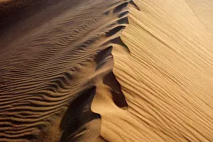 Obscured: Mesquite Flat Sand Dune - obscured foot steps on