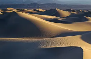 Amargosa: Mesquite Flat Sand Dunes and the foothills of the