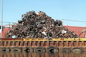 Scrap: Metal Recycling Barge, Newtown Creek, NYC