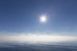 Seascapes: Midnight sun over the Arctic ocean - Svalbard, Norway