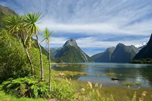 Sounds: Milford Sound - with landmark Mitre Peak and surrounding
