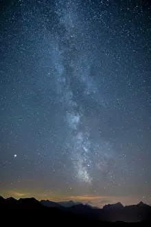 Starry: Milky Way on a clear night on the Hochalp, Appenzell
