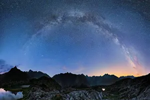 Galaxy: Milky Way at Grimsel Pass, Switzerland, Europe