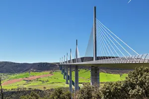 Suspension: Millau Viaduct, La Bastide-Pradines, Midi-Pyrsnses