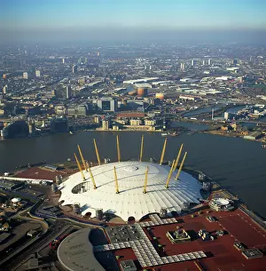 Millennium: Millennium Dome and the River Thames