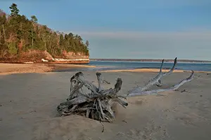 Lakeshore: Miners Beach on the lakeshore of Lake Superior inside