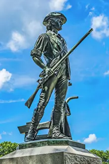Famous: The Minute Man statue, Old North Bridge, Minute