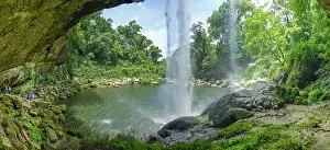 Mexican: Misol-Ha Waterfall, Chiapas, Mexico, Central America