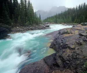 Cascading: The Mistaya River in Banff National Park