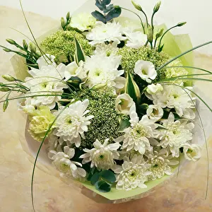 Wrap: Mixed flowers in a wrap