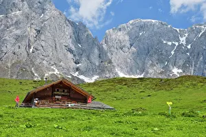 Berchtesgaden: Molterau Hut with Hochknnig, Riedingtal, Mahlbac