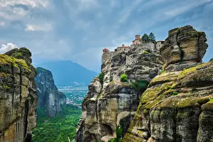Monastery: Monastery of Varlaam in famous greek tourist destination