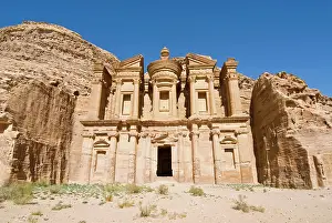 Carving: The Monastry or El Deir, Petra, UNESCO World