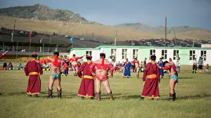 Clothe: Mongolian wrestling, Eagle Dance - Naadam Festival