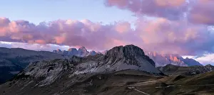 Parco: Monte Castellaz at sunset, Parco Naturale Paneveggio