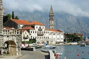Belfry: Montenegro, Perast. View of the city