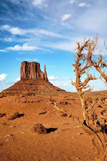Label: Monument Valley. Navajo Nation. East Mitten Butte