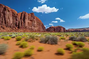 Table: Monument valley, west, western, film set, national