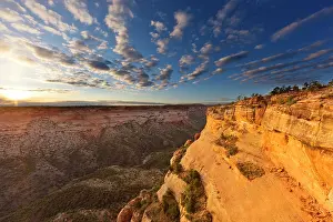 Monuments: Monuments at sunrise in the Colorado National