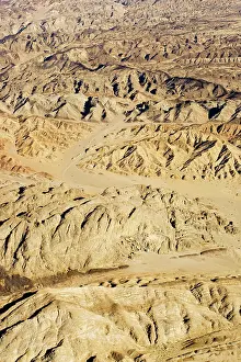 Folded: The Moon Valley from the air - landscape showing