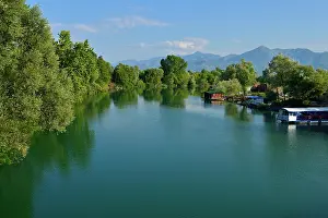 Skadar: Moraca river delta at Skadar Lake, Scutari, Montenegro