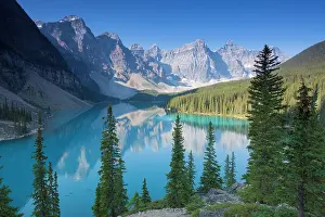 Moraine Lake in the Valley of the Ten Peaks
