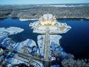 Moritzburg: Moritzburg Baroque Palace in Winter