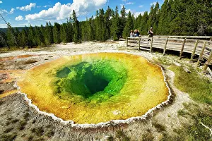 Thermal: Morning Glory Pool In the Yellowstone National Park