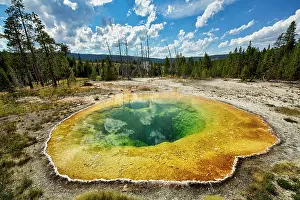 Thermal: Morning Glory Pool In the Yellowstone National Park