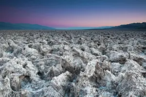 Devils: Morning light at Devils Golf Course, Death Valley
